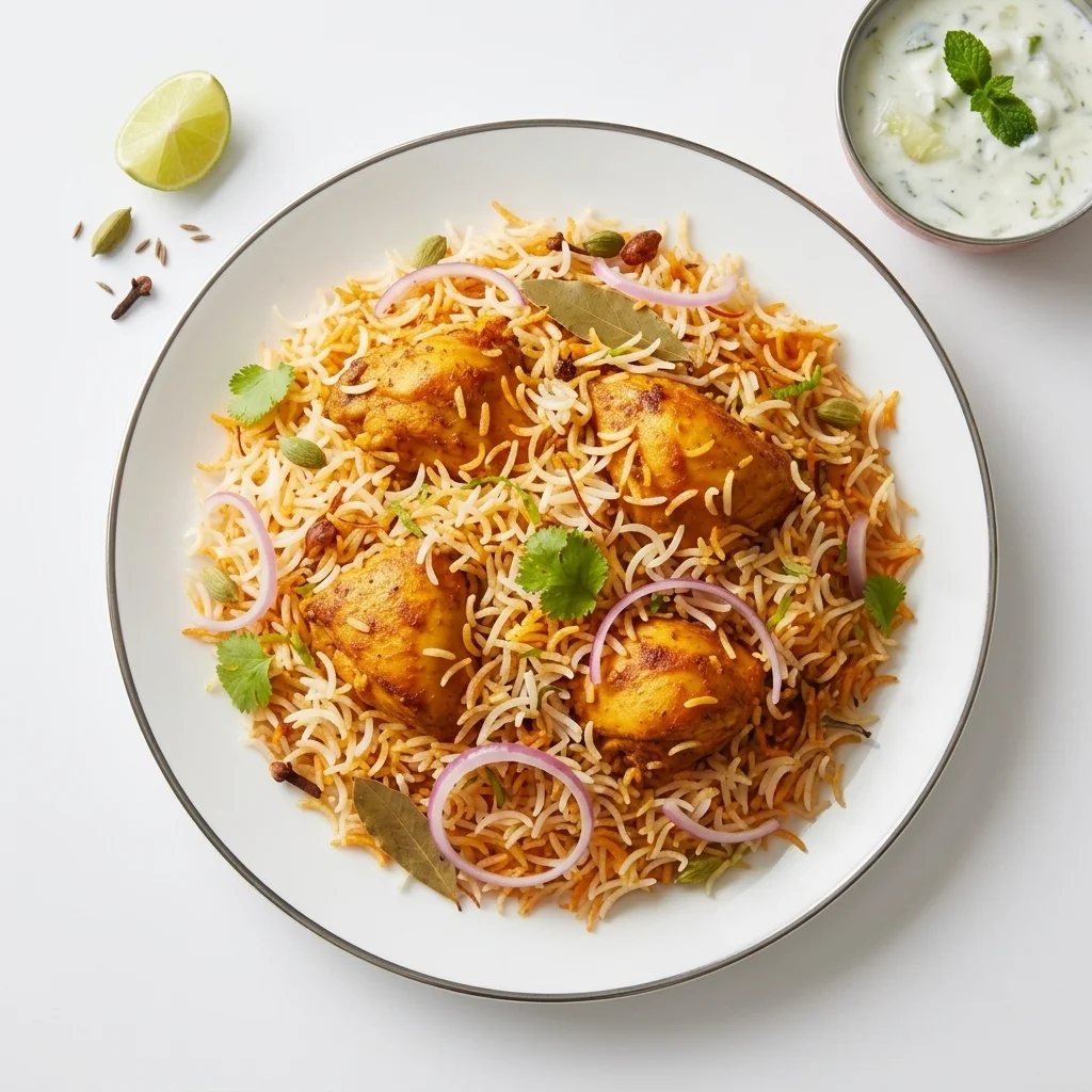 Chicken Biryani at Shahi Zaika Restaurant in Westwinds, Calgary NE